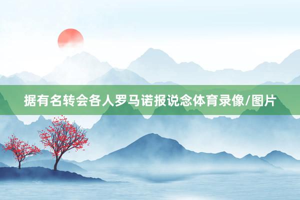 据有名转会各人罗马诺报说念体育录像/图片