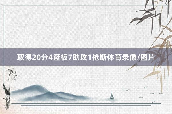 取得20分4篮板7助攻1抢断体育录像/图片