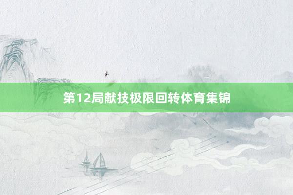 第12局献技极限回转体育集锦
