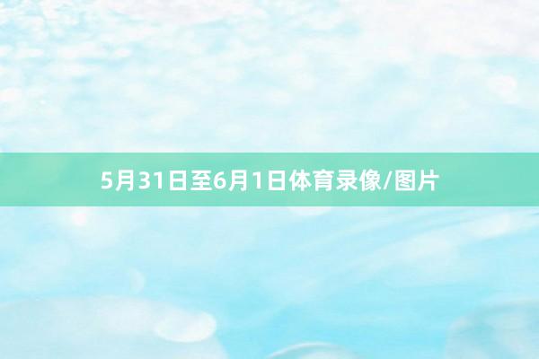 5月31日至6月1日体育录像/图片