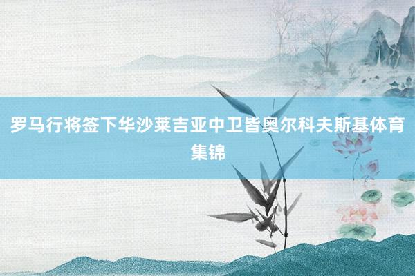 罗马行将签下华沙莱吉亚中卫皆奥尔科夫斯基体育集锦