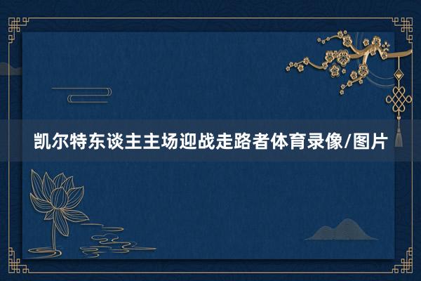 凯尔特东谈主主场迎战走路者体育录像/图片