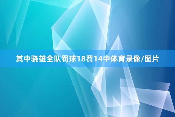 其中骁雄全队罚球18罚14中体育录像/图片