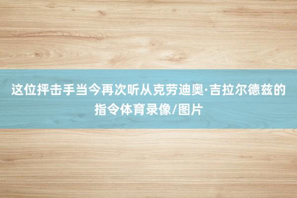 这位抨击手当今再次听从克劳迪奥·吉拉尔德兹的指令体育录像/图片