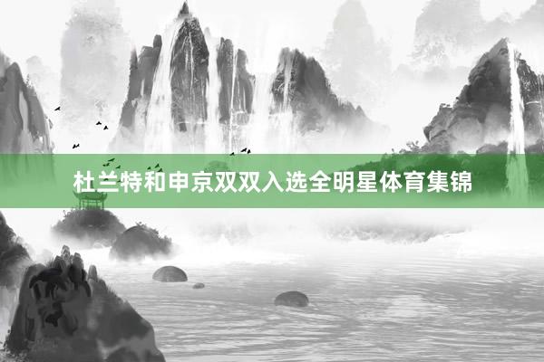 杜兰特和申京双双入选全明星体育集锦